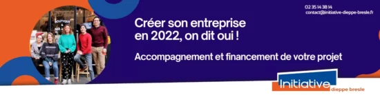Bannière de l'initiative Dieppe Bresle pour la création d'entreprise