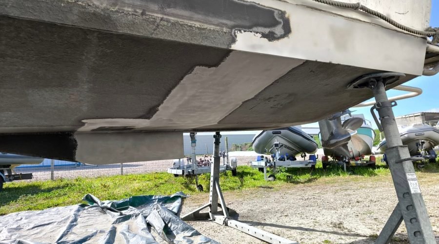 aerogommage bateau en cours a martin eglise