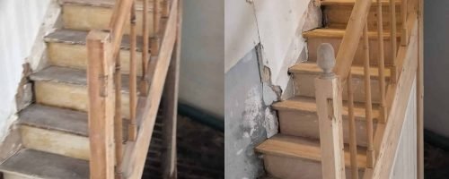 aerogommage escalier a-rouen avant apres