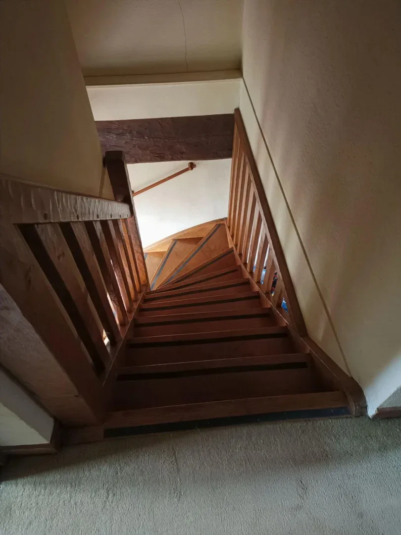 Escalier aérogommage maison de maitre