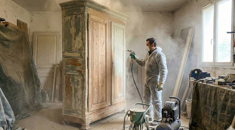 sablage meuble par from gomm